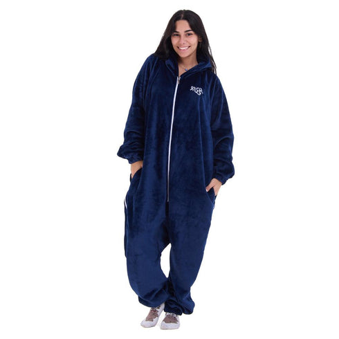 Snuggs Blanket Onesie Dark Blue